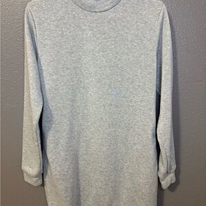 SHEIN Women’s Heather Gray Long Sleeve Tee Dress